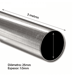 TUBO CONDUIT EMT METALICO RIGIDO 25MM
