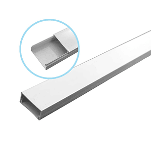 MOLDURA O CANALETA 20x10 2MTS SIN ADHESIVO