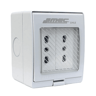 TOMACORRIENTE DOBLE 1O/16A HIDROBOX IP55