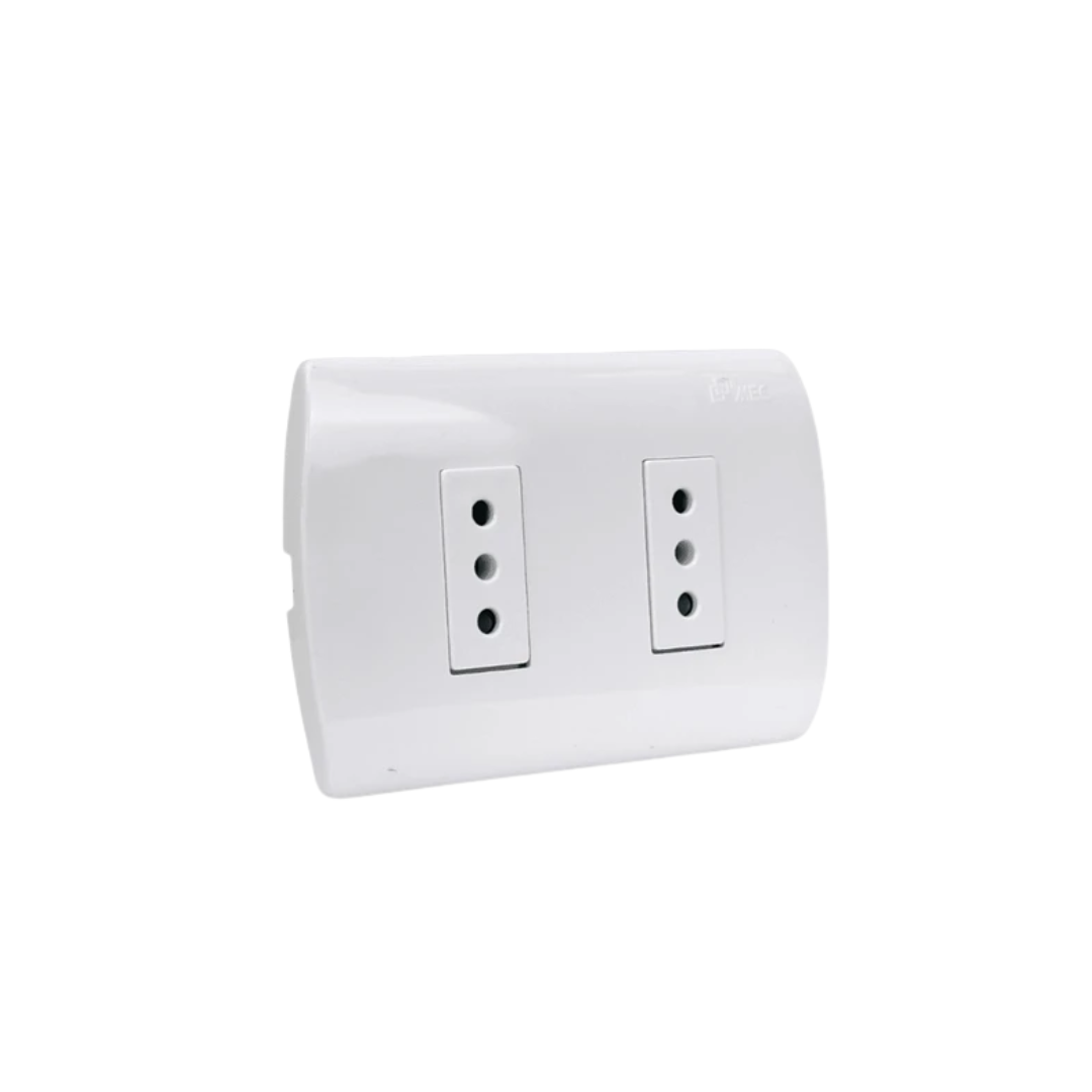 TOMA CORRIENTE DOBLE 10A ARIS PRO BLANCO MEC 0200AP0555