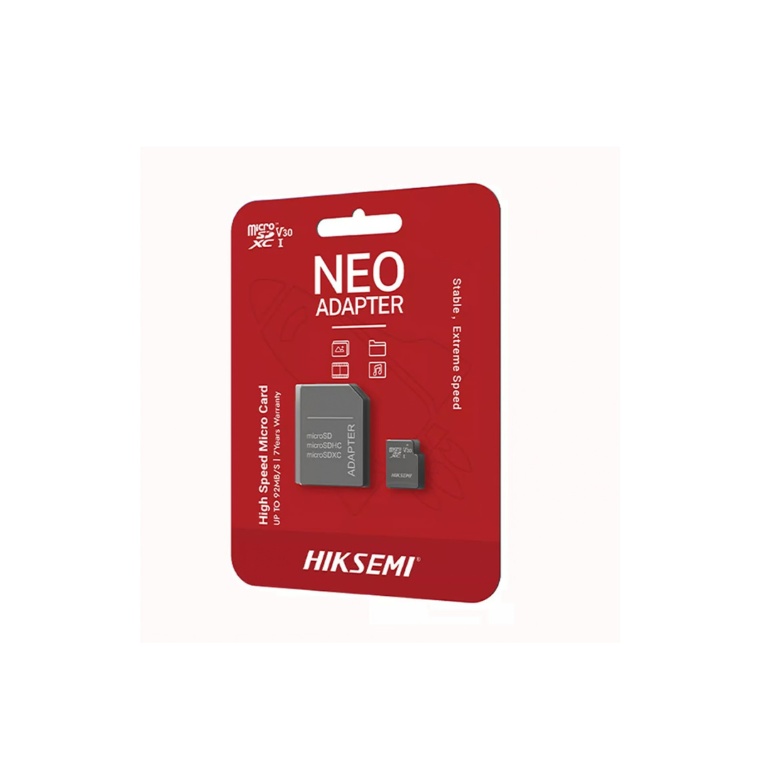 MEMORIA MICRO SD 256GB CON ADAPTADOR NEO HIKSEMI