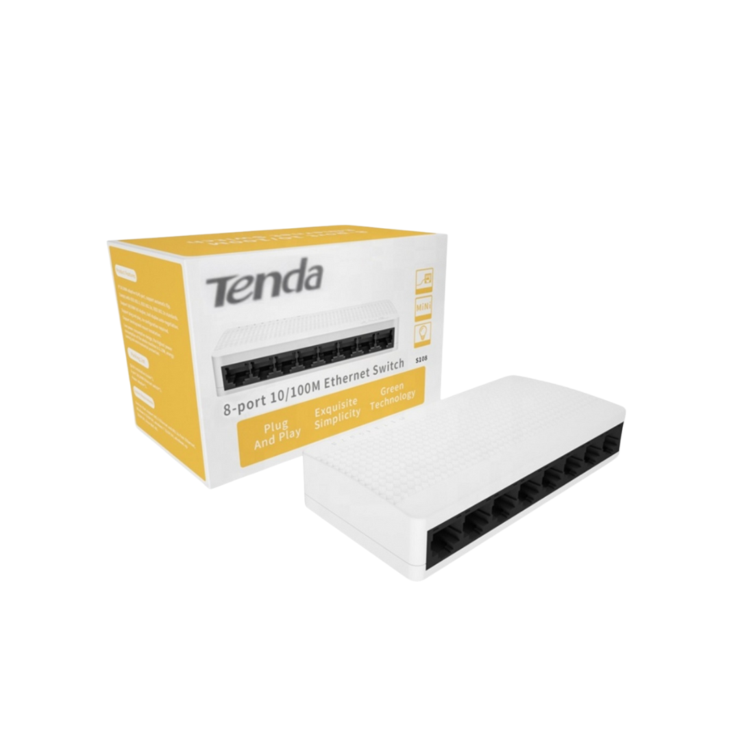 SWICHT 8 PUERTOS TENDA 10/100Mbps N-S108-431056