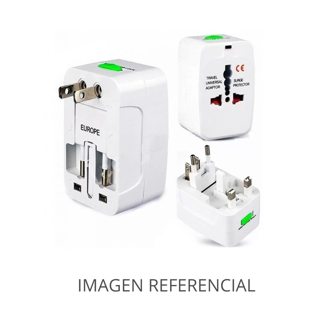 ADAPTADOR INTERNACIONAL VIAJERO COD.161974 UNIVERSAL