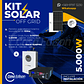 KIT DE ENERGIA SOLAR 5.000W SISTEMA FUERA DE RED (MPPT) INCLUYE INSTALACION (LITIO) - Miniatura 1