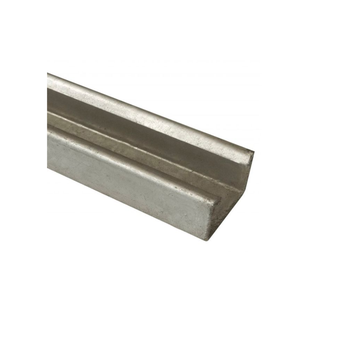 RIEL TIPO RUC LISO 42X42MM 3 MTS GALVANIZADO