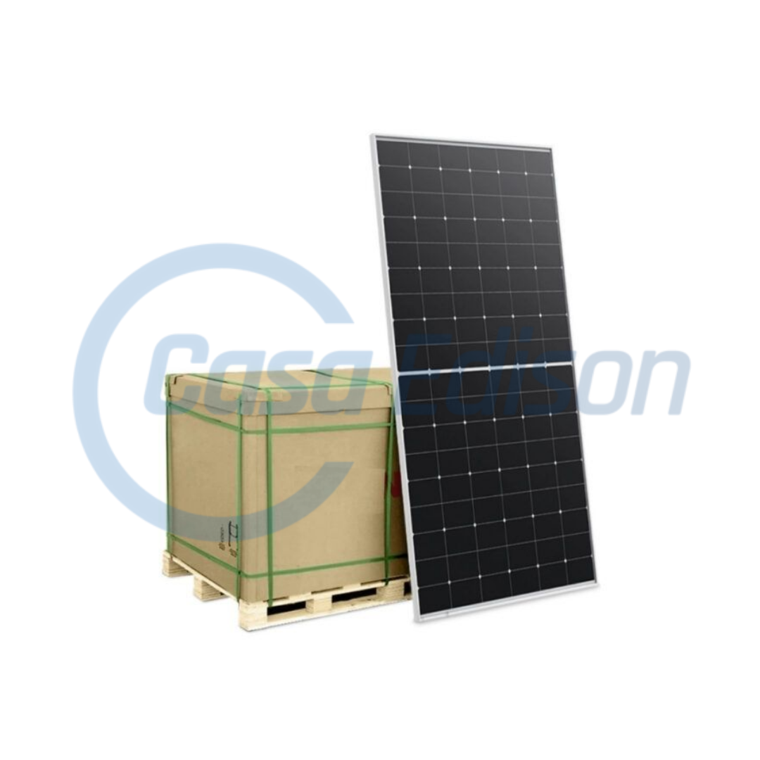 PALLET 37PCS PANEL SOLAR MONOCRISTALINO 620W HALF CELL BIFACIAL