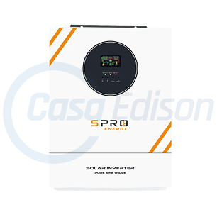 INVERSOR ONDA PURA TOROIDAL SUNPRO 10.000W 48VDC 220VAC BAJA FRECUENCIA PV MAX. 5.400W SOPORTA EQUIPOS EN PARALELO