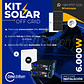 KIT DE ENERGIA SOLAR 6.000W SISTEMA FUERA DE RED (MPPT) INCLUYE INSTALACION (LITIO) - Miniatura 1