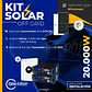 KIT DE ENERGIA SOLAR 20.000W SISTEMA FUERA DE RED (MPPT) INCLUYE INSTALACION (LITIO) - Miniatura 1