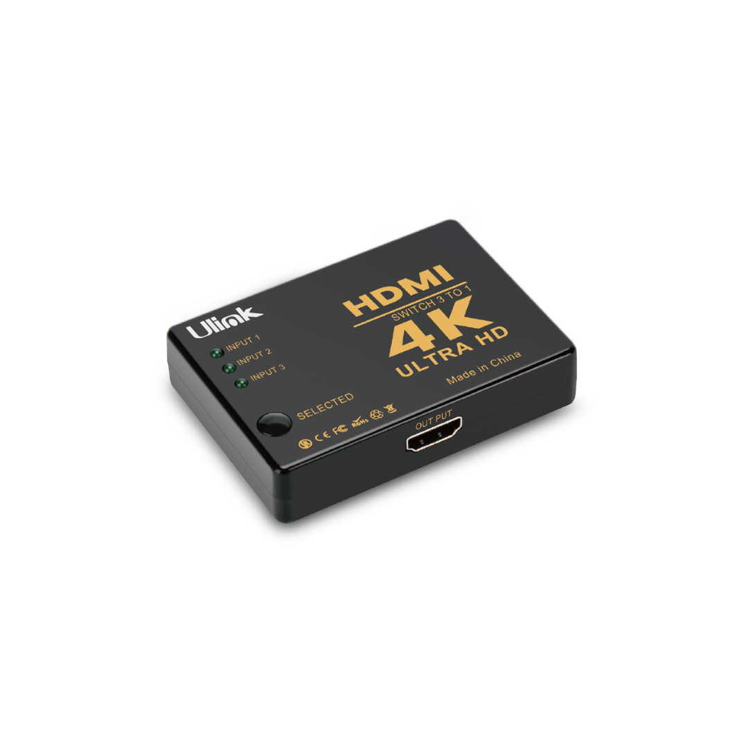 SWITCH HDMI 3 PUERTOS 4K UL-VS4K3 ULINK