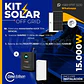 KIT DE ENERGIA SOLAR 15.000W SISTEMA FUERA DE RED (MPPT) INCLUYE INSTALACION (LITIO) - Miniatura 1