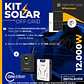 KIT DE ENERGIA SOLAR 12.000W SISTEMA FUERA DE RED (MPPT) INCLUYE INSTALACION (LITIO) - Miniatura 1