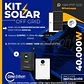 KIT DE ENERGIA SOLAR 40.000W SISTEMA FUERA DE RED (MPPT) INCLUYE INSTALACION (LITIO) - Miniatura 1