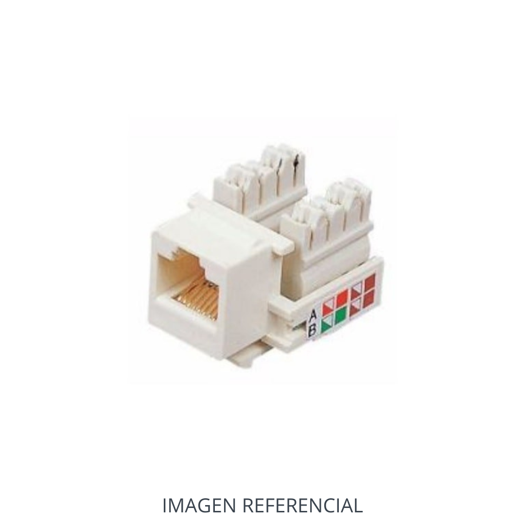 MODULO RJ-45 CAT6E PARA PONCHAR