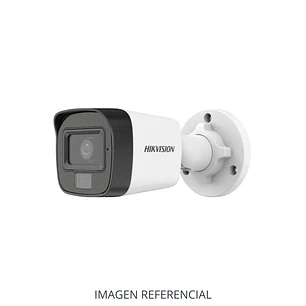 CAMARA TVI 2MP IR25M LUZ BLANCA Y AUDIO DS-2CE16D0T-LPFS 2.8MM HIKVISION CC6074