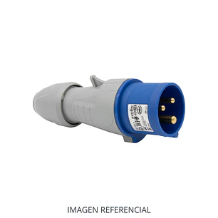 MACHO VOLANTE IP44 16A 2P+T 220V