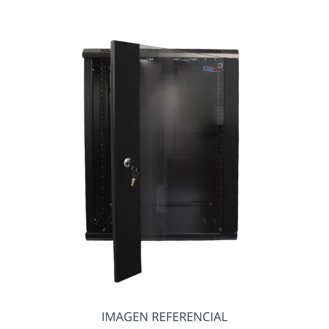 GABINETE RACK 18U PARED NEGRO 60CM
