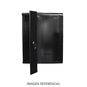 GABINETE RACK 18U PARED NEGRO 60CM