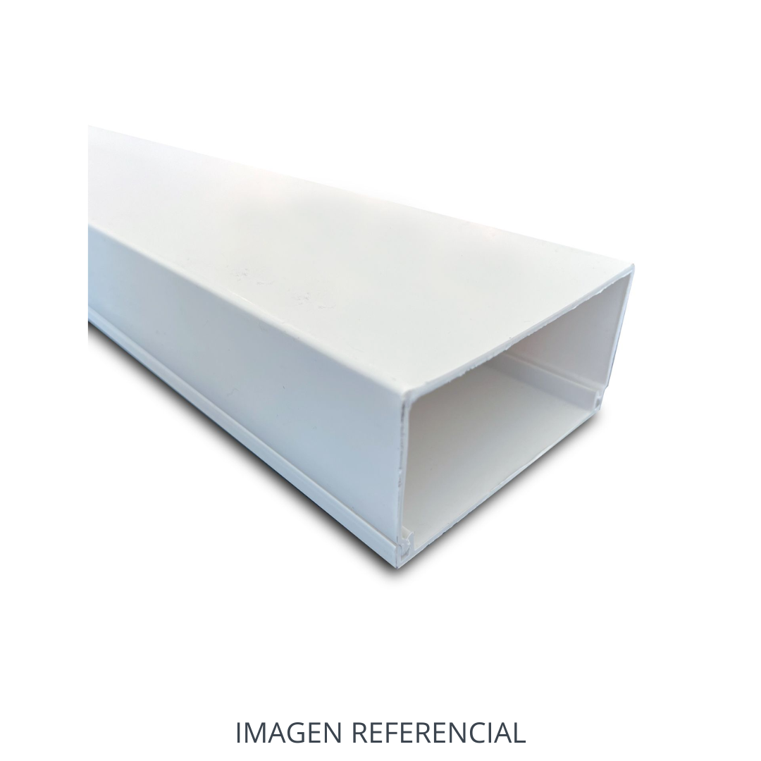CANALETA PLASTICA PVC 100X50MM 2MTS
