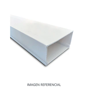 CANALETA PLASTICA PVC 100X50MM 2MTS