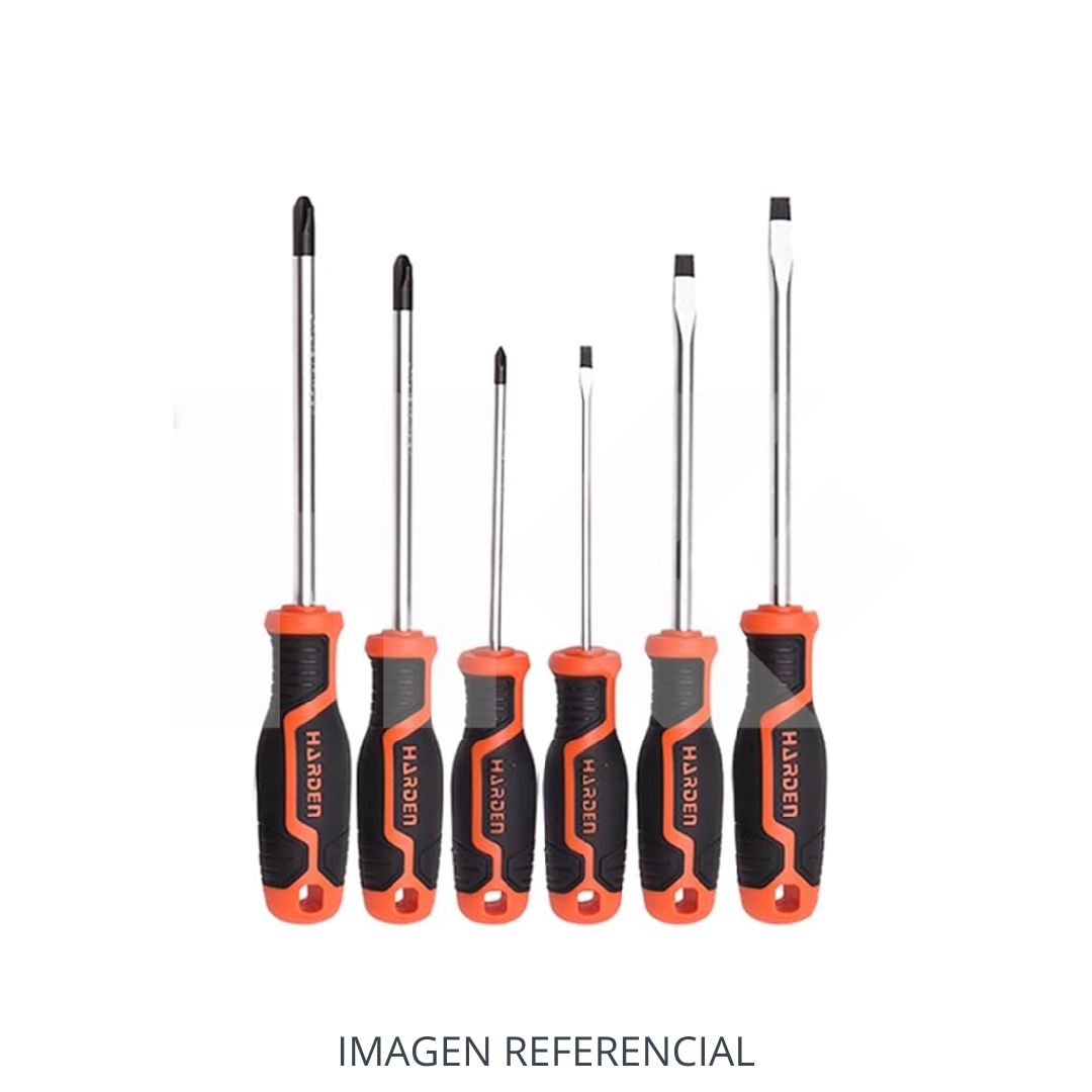 SET DESTORNILLADORES 6 PIEZAS 550396 HARDEN