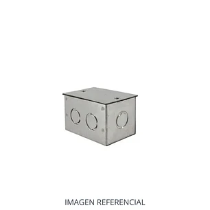 CAJA ELECTROGALVANIZADA EN CALIENTE 100X65X65 C/TAPA ENERLUX