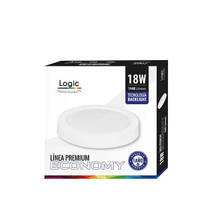 PLAFON SOBREPUESTO CIRCULAR 18W PREMIUM LOGIC