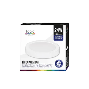 PLAFON SOBREPUESTO CIRCULAR 24W PREMIUM LOGIC