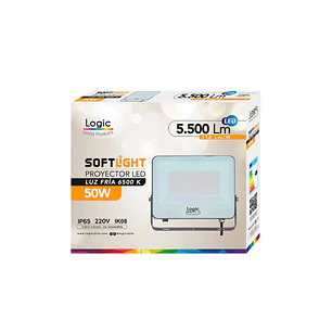 PROYECTOR SOFTLIGHT 50W 6500K LOGIC