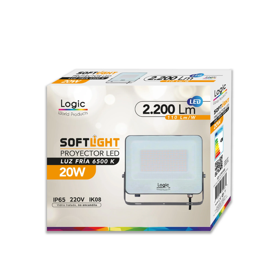 PROYECTOR SOFTLIGHT 20W 6500K LOGIC