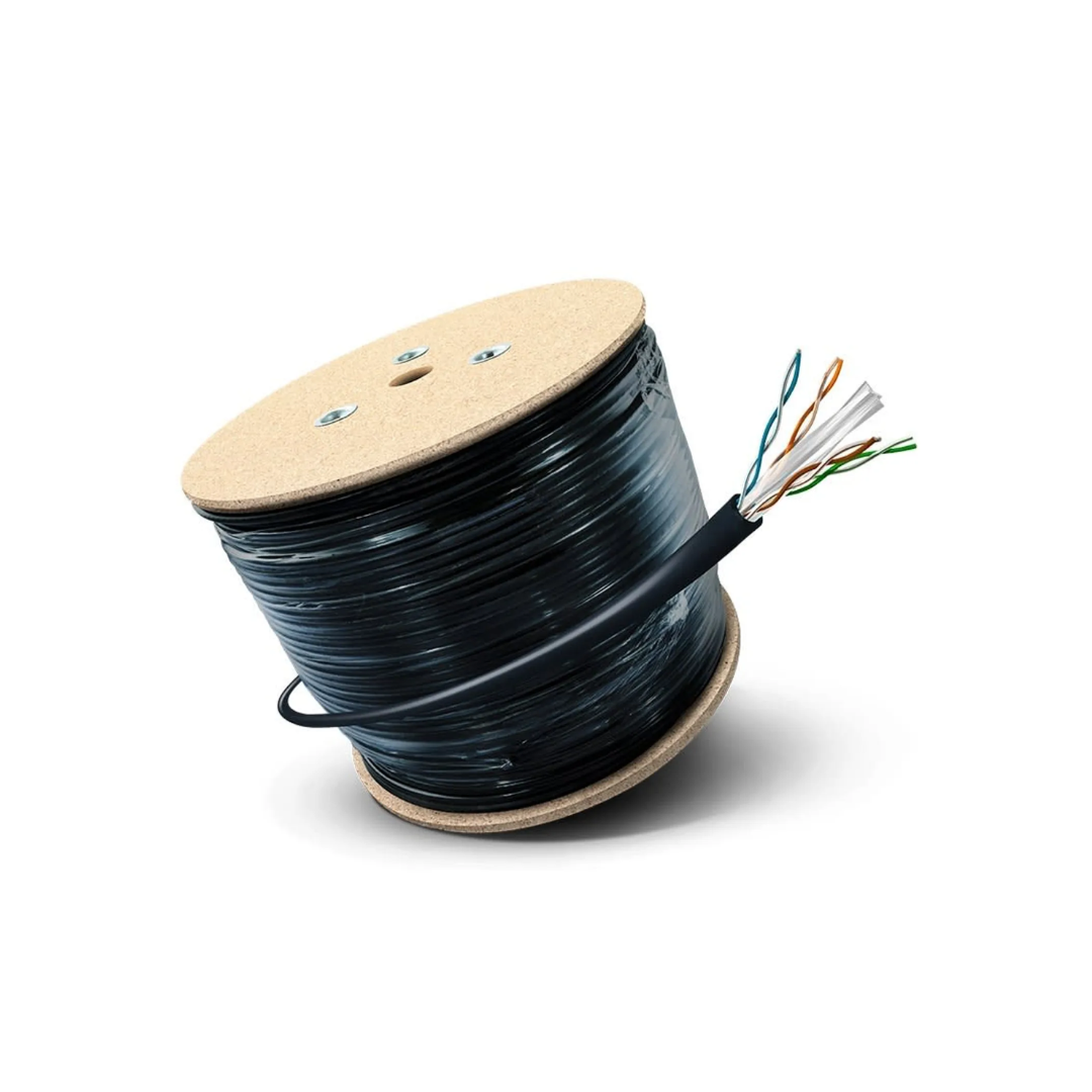 CABLE UTP EXTERIOR CAT6 305 MTS DOBLE CHAQUETA