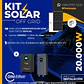 KIT DE ENERGIA SOLAR 20.000W SISTEMA FUERA DE RED (MPPT) INCLUYE INSTALACION (LITIO) - Miniatura 1