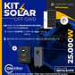 KIT DE ENERGIA SOLAR 25.000W SISTEMA FUERA DE RED (MPPT) INCLUYE INSTALACION (LITIO) - Miniatura 1
