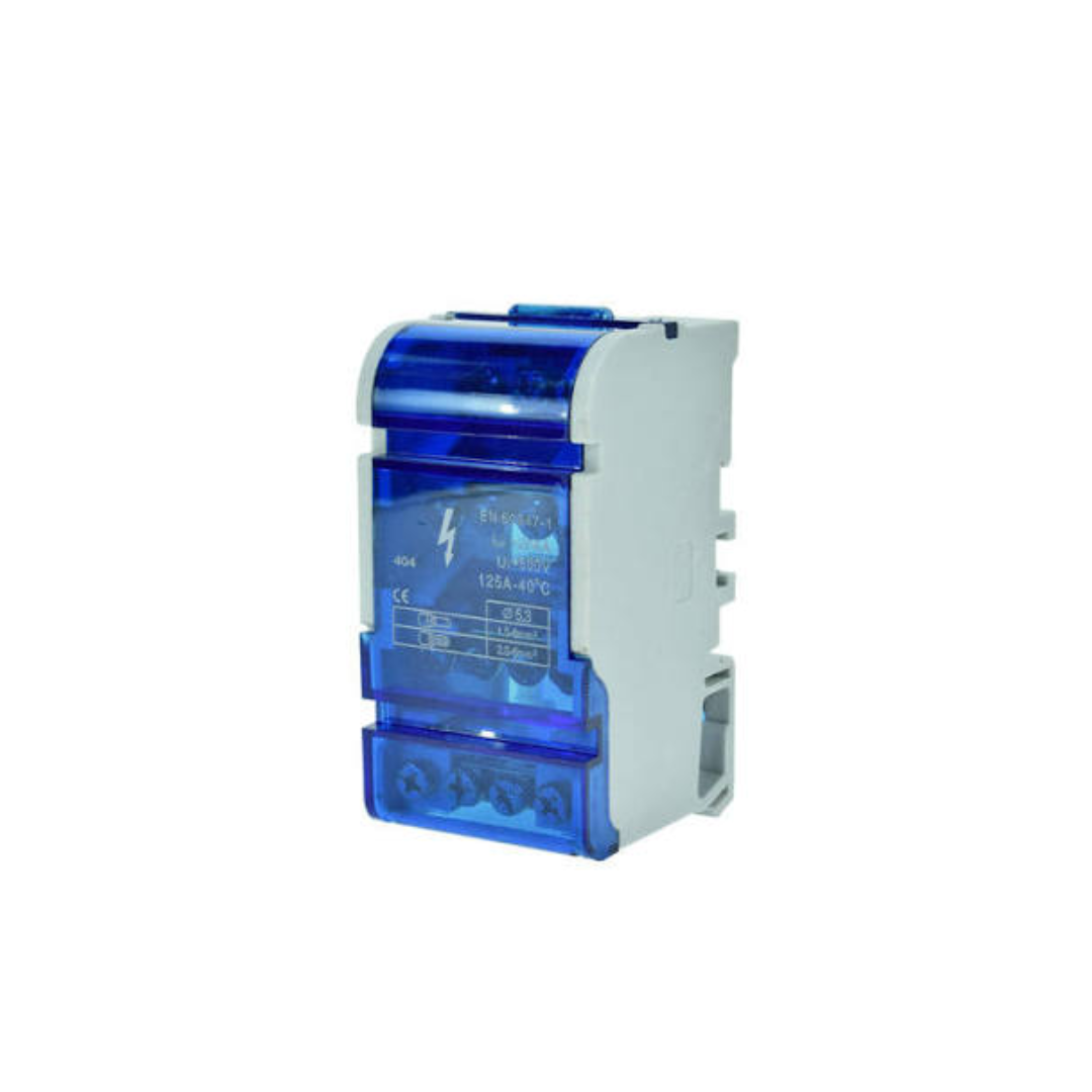 BARRA REPARTIDORA TETRAPOLAR 4 POLOS 125A LEXO