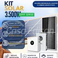 KIT DE ENERGIA SOLAR 3.500W SISTEMA FUERA DE RED (MPPT) INCLUYE INSTALACION (LITIO) - Miniatura 1