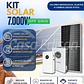KIT DE ENERGIA SOLAR 7.000W SISTEMA FUERA DE RED (MPPT) INCLUYE INSTALACION (LITIO) - Miniatura 1