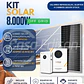 KIT DE ENERGIA SOLAR 8.000W SISTEMA FUERA DE RED (MPPT) INCLUYE INSTALACION (LITIO) - Miniatura 1