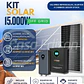 KIT DE ENERGIA SOLAR 15.000W SISTEMA FUERA DE RED (MPPT) INCLUYE INSTALACION (LITIO) - Miniatura 1