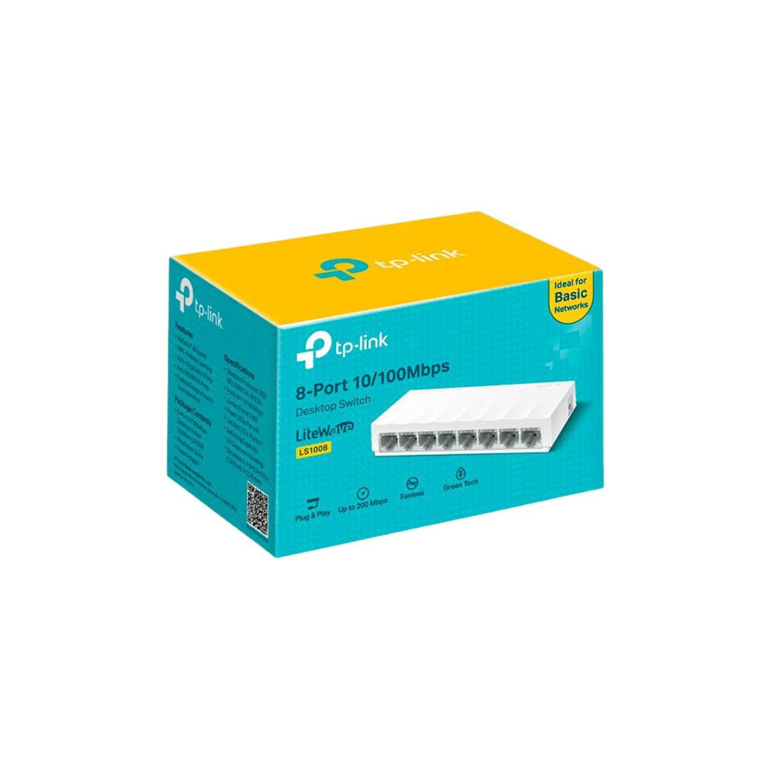 SWITCH 8-PORT 10/100MBPS DESKTOP UN LS1008