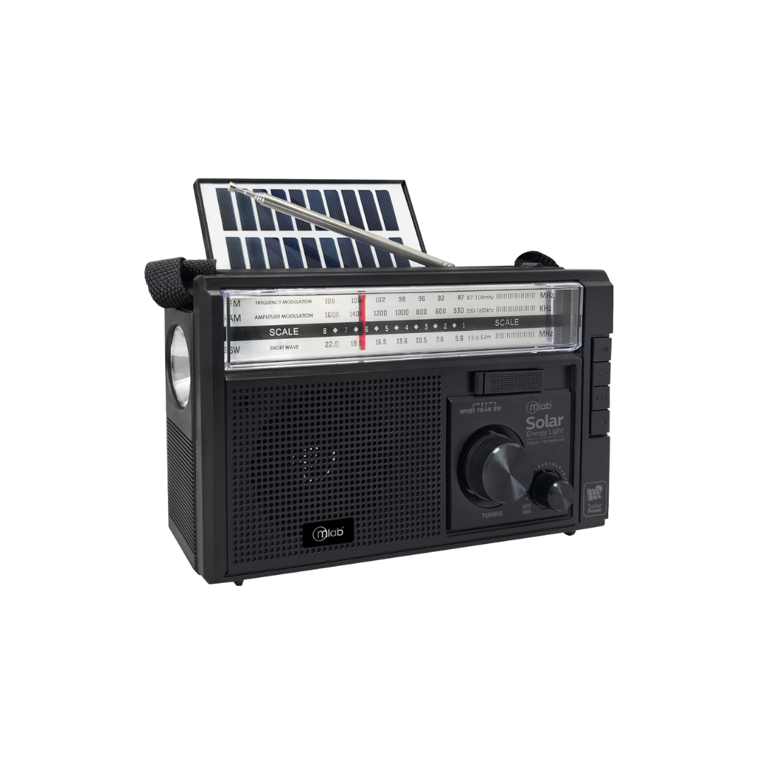 RADIO MLAB RETRO SOLAR ENERGY-LIGHT