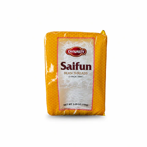 Fideo de Soya o Porotos (Harusame) Dynasty Saifun 3 Pack Tray (150 Gr)