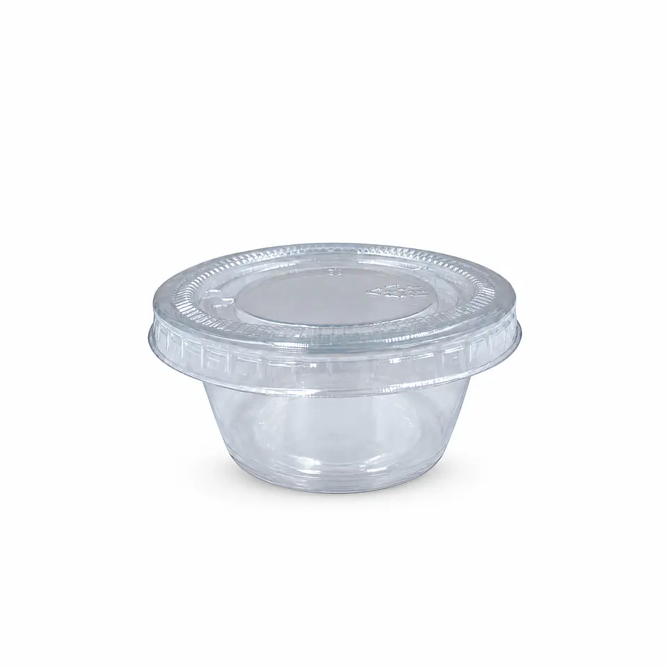 Pocillo 1,5 Onz C/tapa (100u) 1
