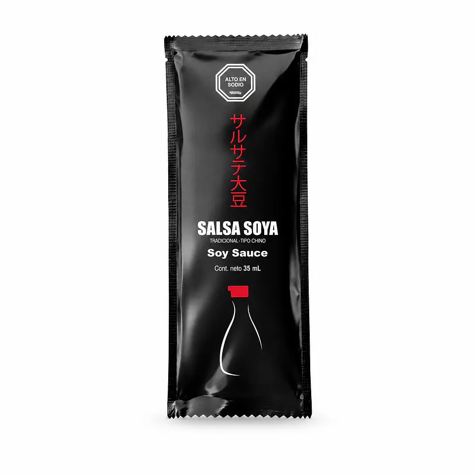 Salsa de Soya 300 Sachet (35 Ml C/u) 1