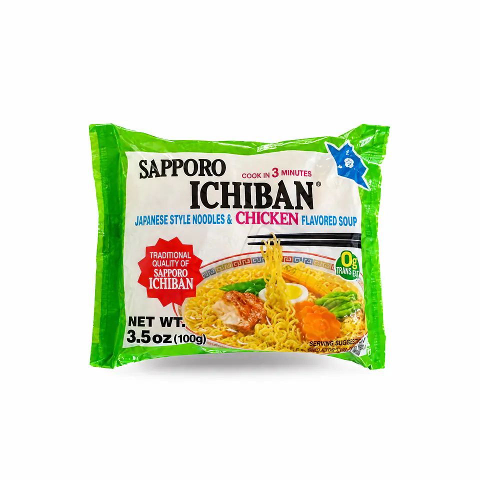 Fideo Ramen Deshidratado Pollo Sapporo (100 Gr) 1