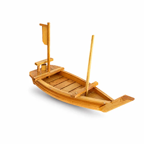 Barco de Madera para Sushi (60cm)