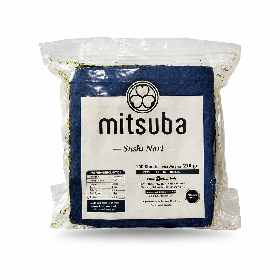 Alga Sushi Mitsuba Blue (100 Hojas) 1