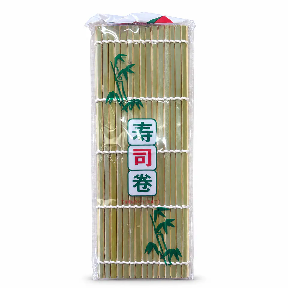 Esterilla rectangular de bambú para sushi (24 cm) 1