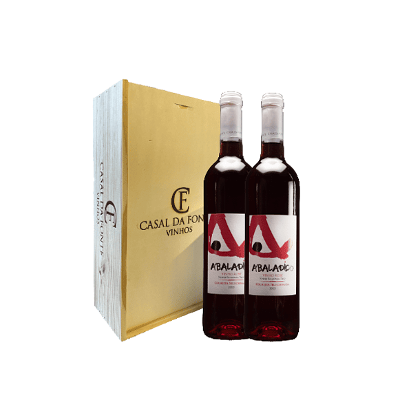 2x Abaladiço Rosé 2023 em caixa de madeira