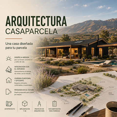 Proyecto de Arquitectura CasaParcela