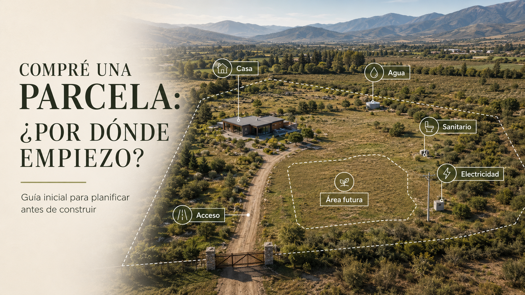 Compré una parcela en Chile: ¿por dónde empiezo antes de construir?